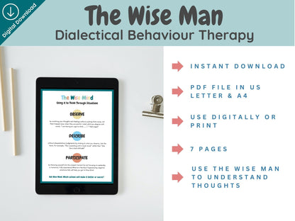 The Wise Man DBT Worksheets