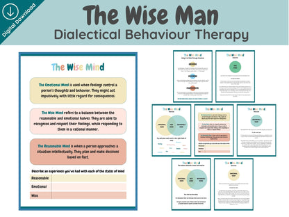 The Wise Man DBT Worksheets