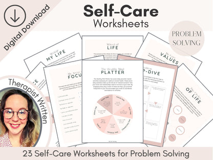 23 Self Care Worksheets for Problem Solving