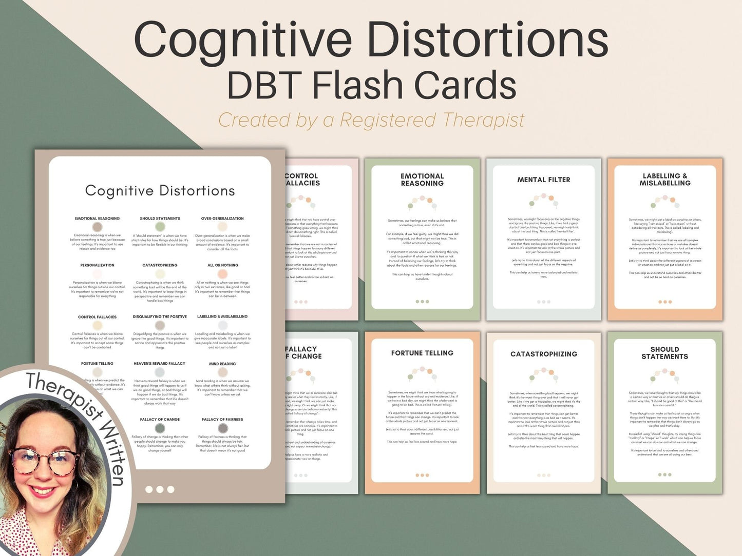 Challenge Negative Thoughts FlashCards