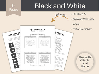 Johari Window Worksheet Pack